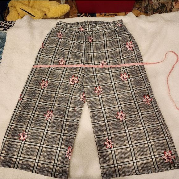 White Mark Pants - White Mark Flowy Pants 2X